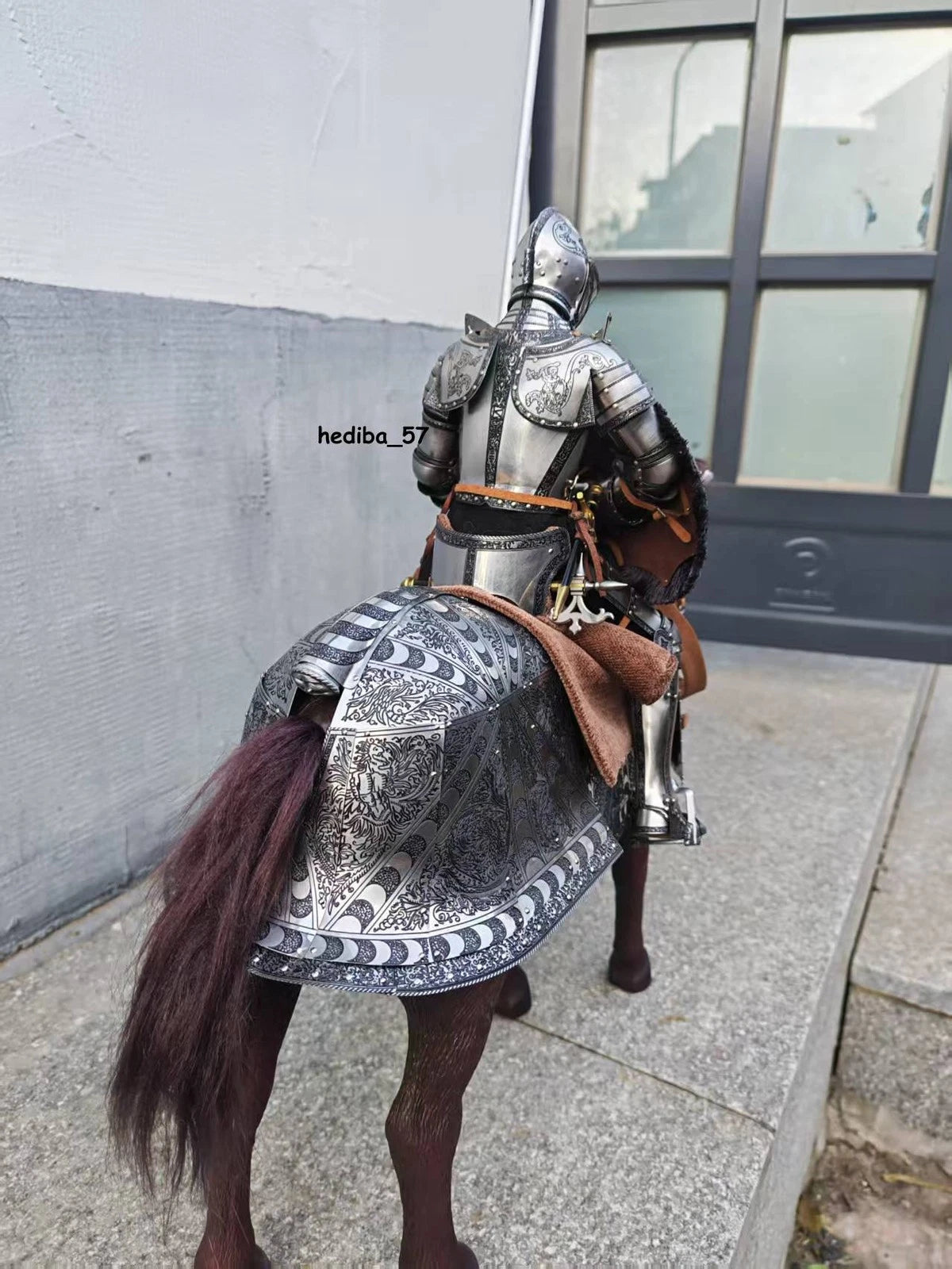 Brown Art Horse Armor Made for Duke of Saxony Collectible Prop  In Stock BROWN_ART - KOEEK