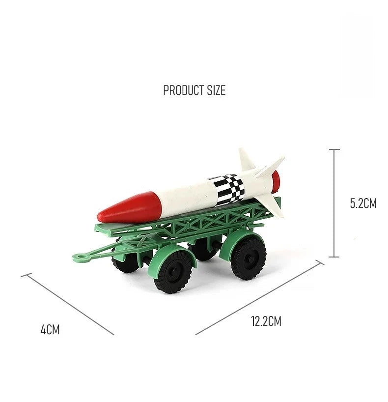 JEU 10Pcs Military Missile Rocket Transport Truck Set, Diecast Toy Gift for Boy JEU - KOEEK