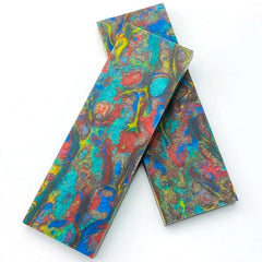 2 PCS Resin Material Knife Handle Blanks Scales Handle Material 120x40x8mm 07FC0E-D4 - KOEEK