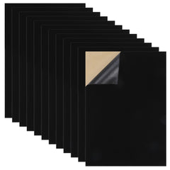 new Caydo 12PCS Black Self Adhesive Felt Sheets, Soft Velvet Sticky Back CAYDO - KOEEK