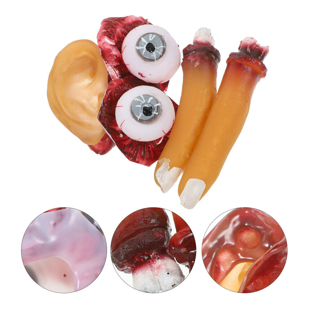 new  4 Pcs Halloween Fake Finger Organ Props Club Decoration Decorations koeek - KOEEK