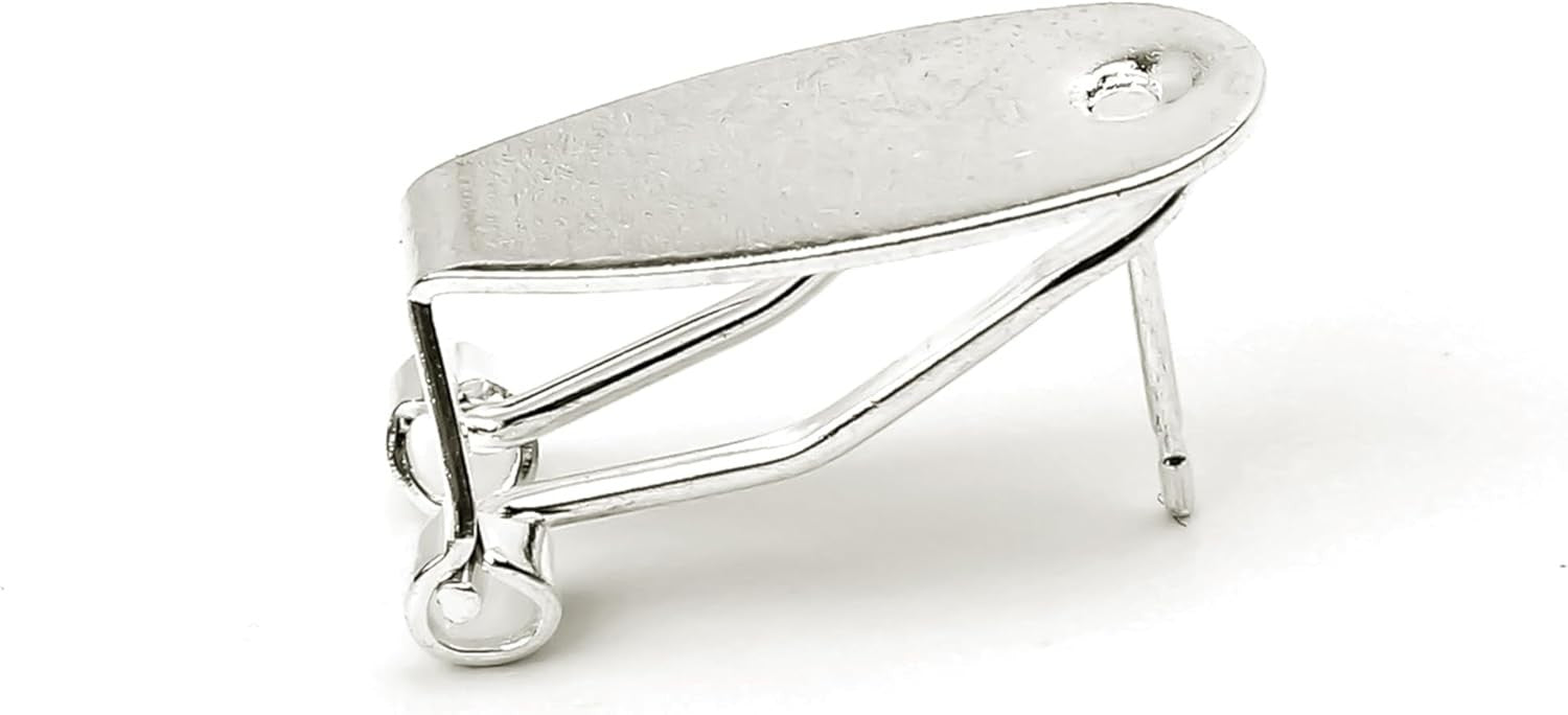 new Silver Fingernail Earring Post for Native American 10