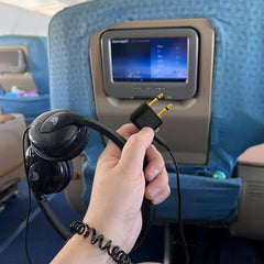 new BlingKingdom 3 PCS Airplane Flight Headphone Adapter, Dual 3.5mm Male to... BLINGKINGDOM - KOEEK