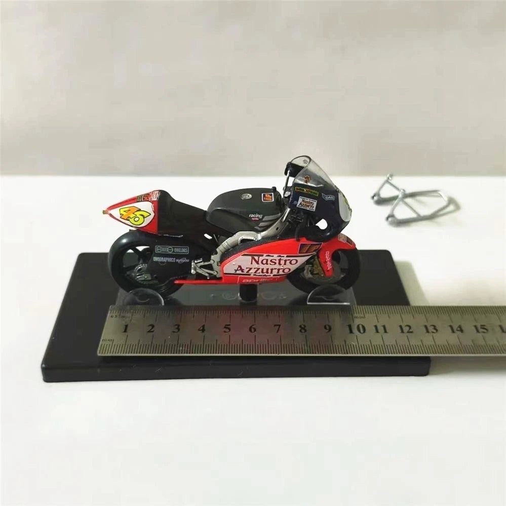 LEO 1/18 Aprilia RSW250 Rossi 46 Diecast Motorcycle Model Moto GP Collection LEO - KOEEK
