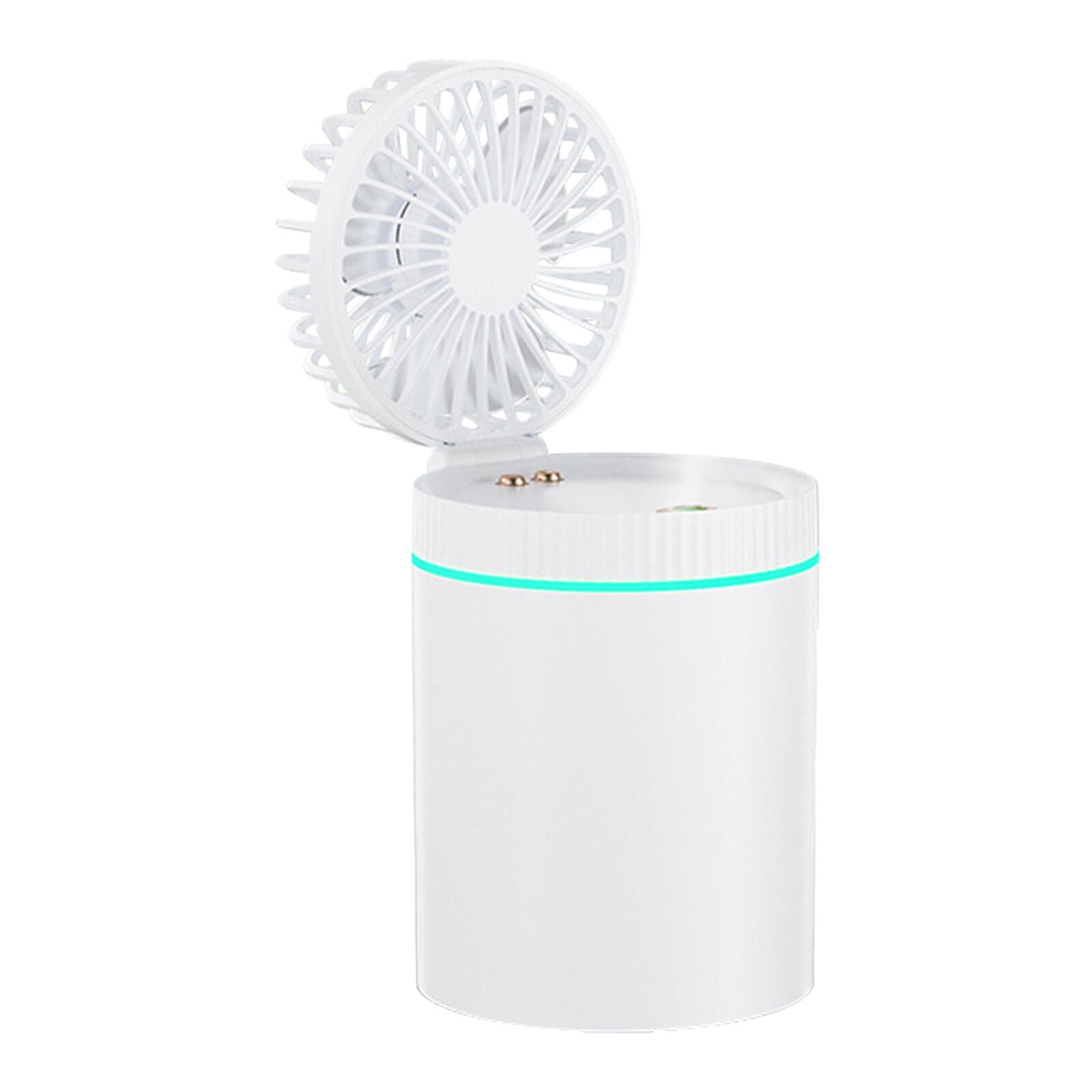 new Small Water Spray Mist Fan USB Powered  Portable Fan Cooling Air Humidifier koeek - KOEEK