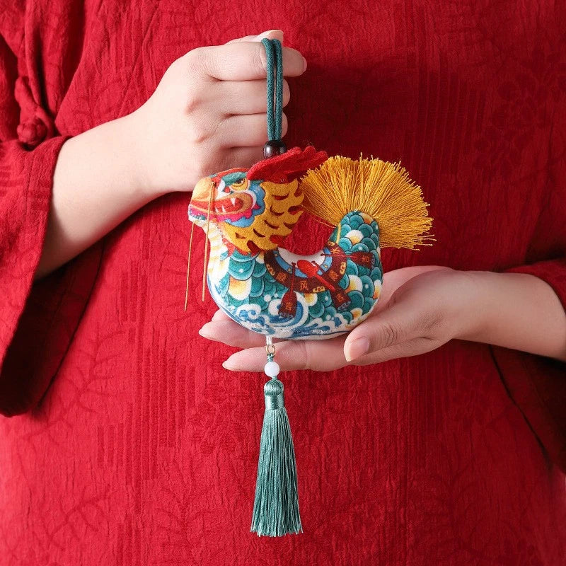 Dragon Boat Festival Ethnic Style Car Hanging Decoration Festival Gift Ornament 07FC0E-D4 - KOEEK