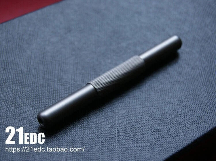 Frosted Titanium Alloy Snuff Tube Snuff Pipe Snuff Straw Snuff Snorkel EDC Tool 07FC0E-D4 - KOEEK
