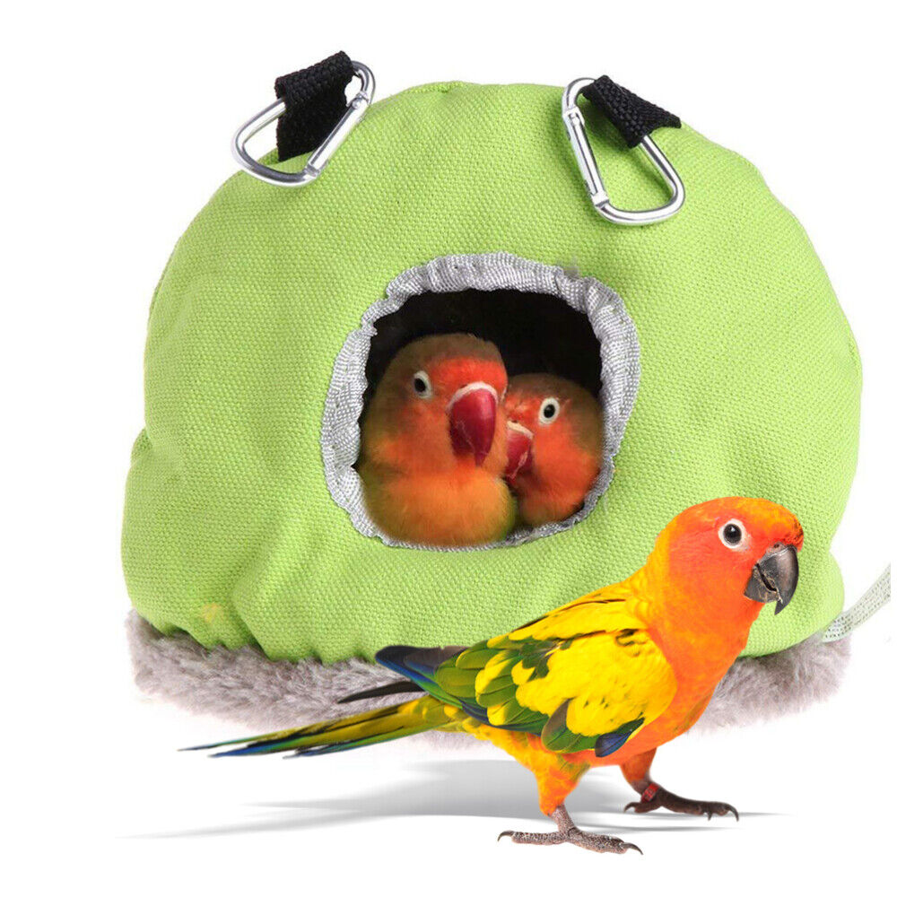 new  Winter Warm Bird Nest House Hammock for Conures Hanging Bed Cage koeek - KOEEK