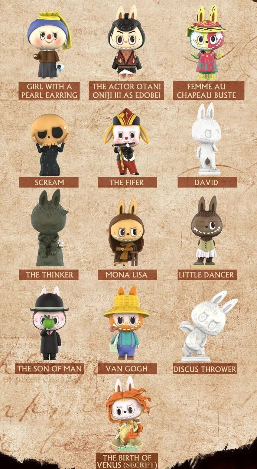 Authentic   The Monsters Art Series Blind Box Confirmed Figure Toys Gift 07FC0E-D4 - KOEEK