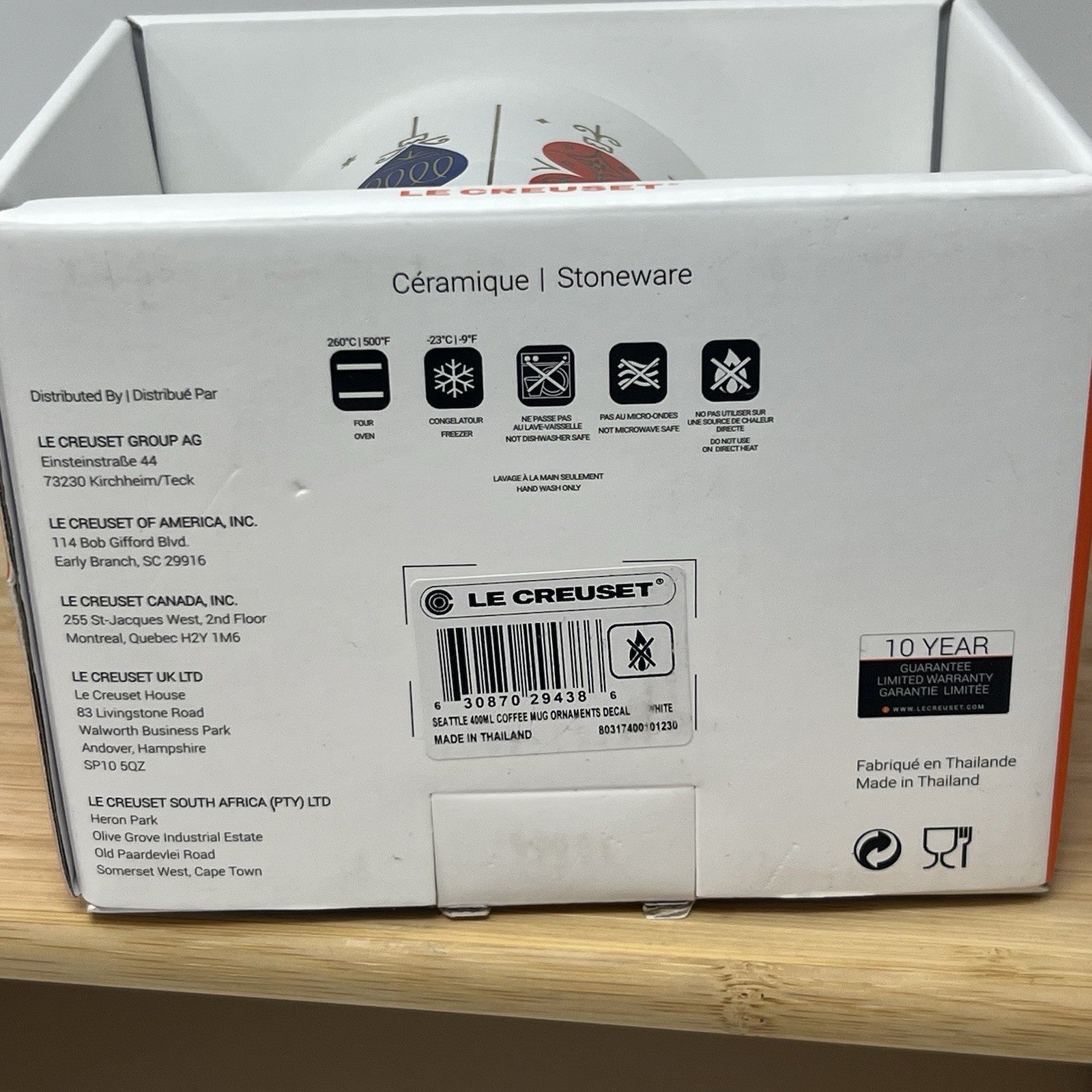 ! Le Creuset Noel Christmas Ornament Holiday Coffee Mug Ceramic Stoare LE CREUSET - KOEEK