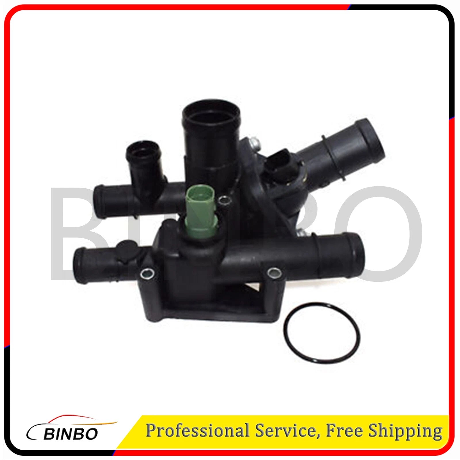 06A121111  Engine Thermostat Housing Assembly For Audi A3 Seat VW Skoda 1.6L 07FC0E-D4 - KOEEK