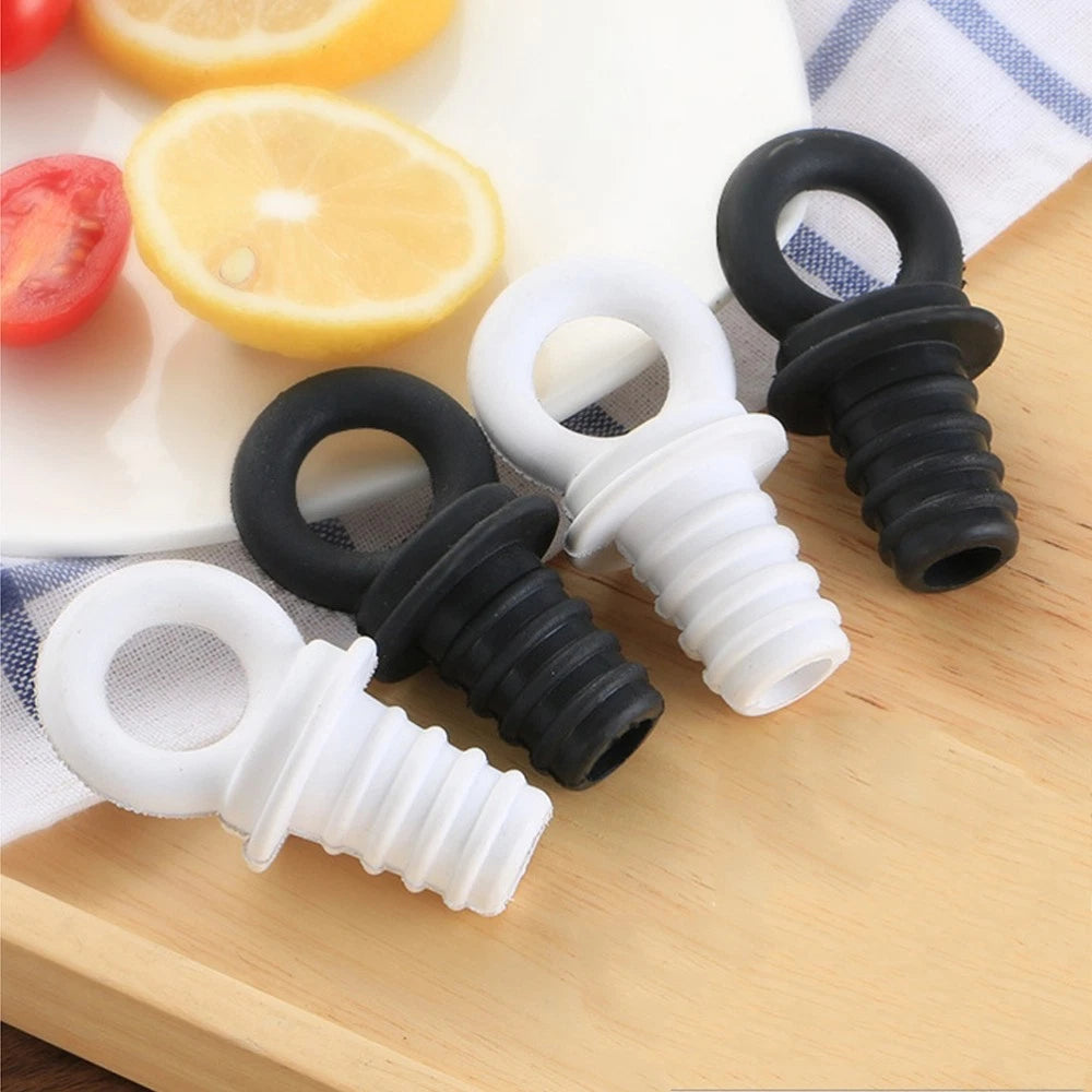 5 Pcs Silicone Bottle for Glass Bottles Wine Sealer 07FC0E-D4 - KOEEK