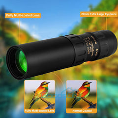 HD Zoom Day/Night Military Telescope 10-300X40mm Monocular