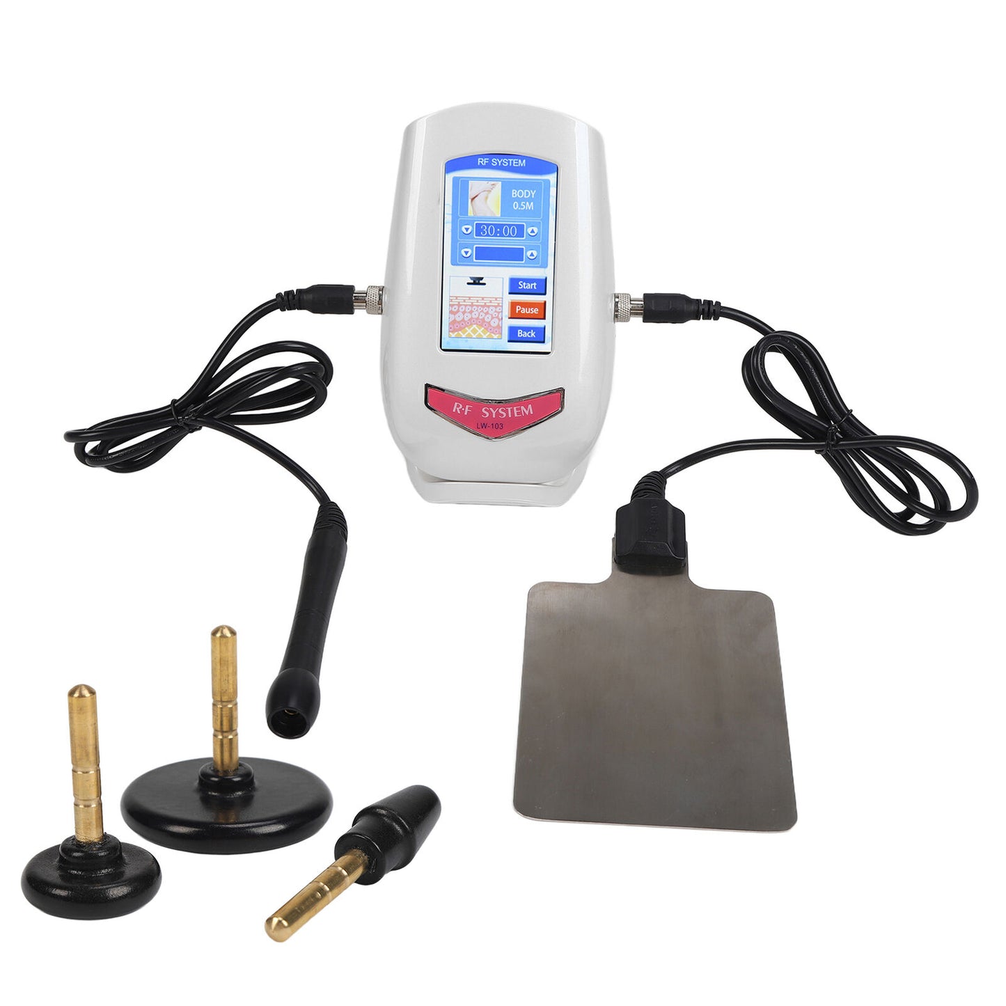 new RF Electric Machine Facel Lifting Firming Massage Instrument (EU Plug ) HGF koeek - KOEEK