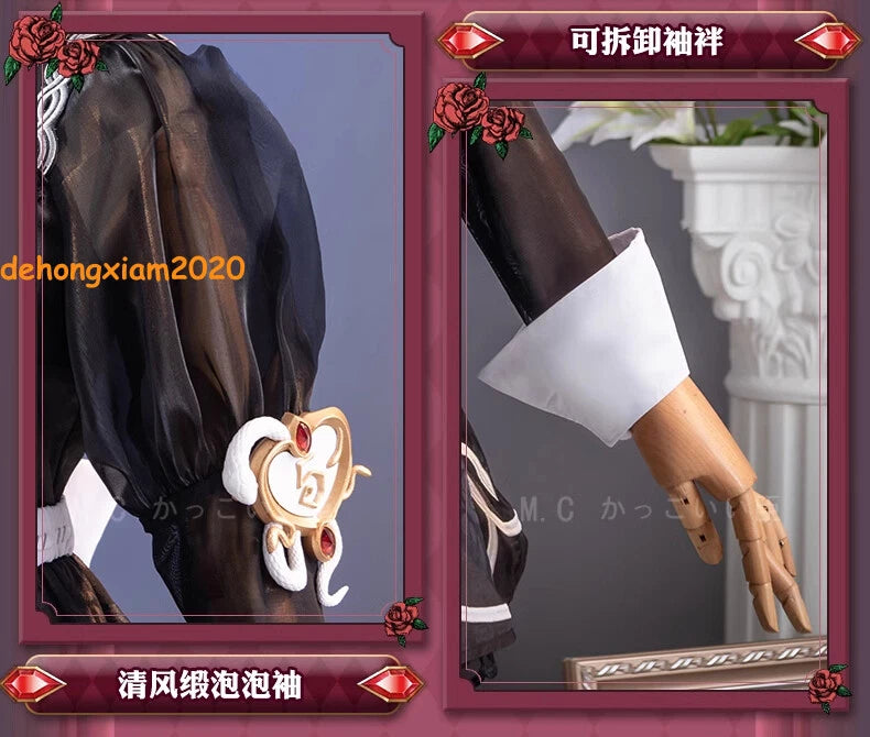 Identity V Priestess Cosplay Costume Fiona Gilman Women Maid Dress  Halloween 07FC0E-D4 - KOEEK