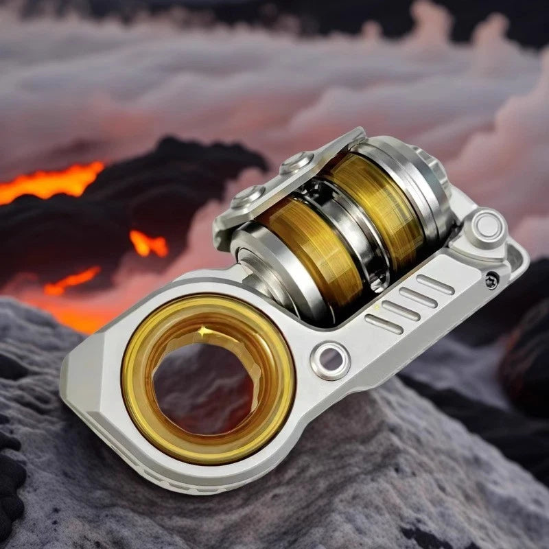 Stainless Steel EDC Fidget Toy Focus Pusher Egg, ADHD Stress Relief Gift 07FC0E-D4 - KOEEK
