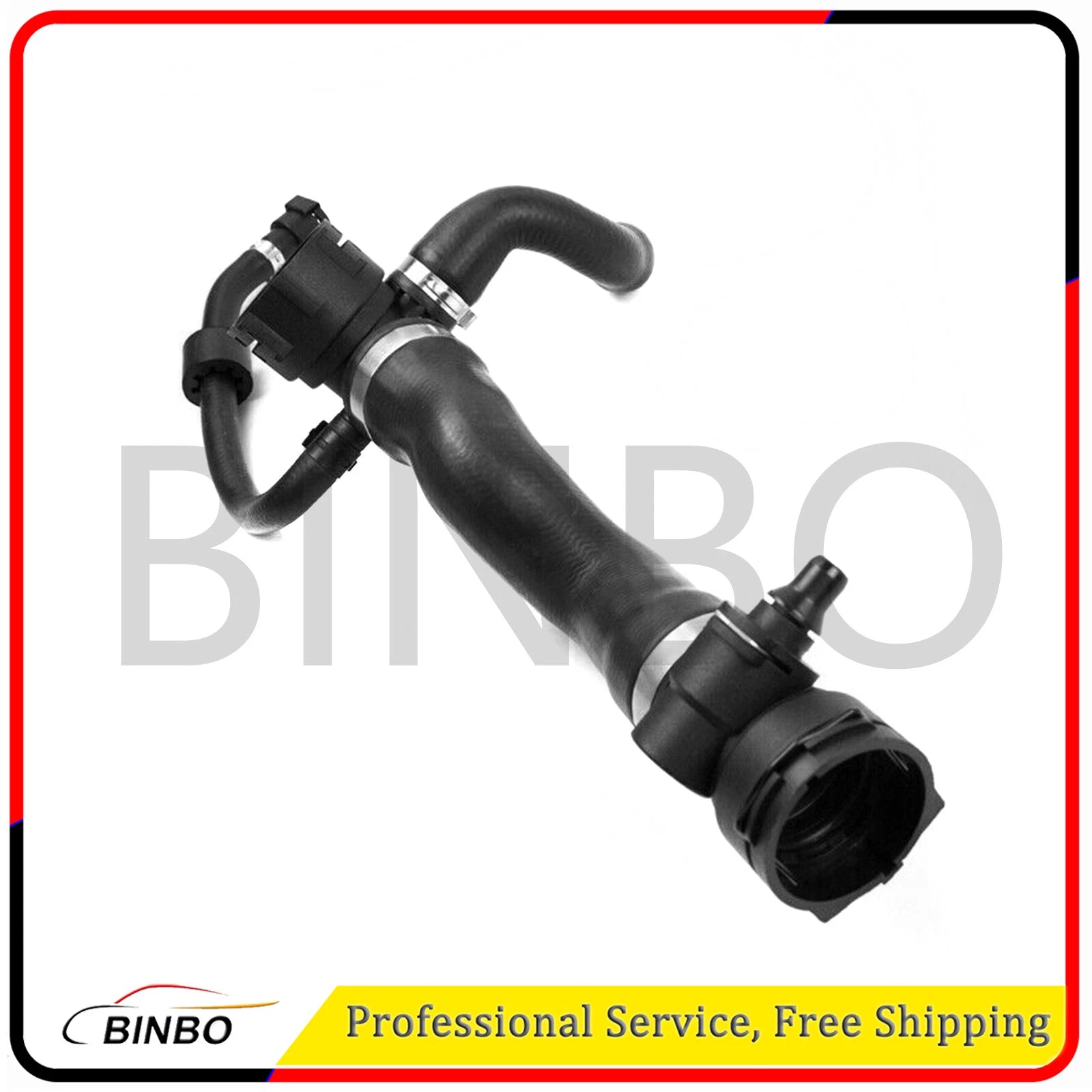Upper Water Pipe Rubber Coolant Hose For BMW 7 Series F01 F02 17127580955 07FC0E-D4 - KOEEK
