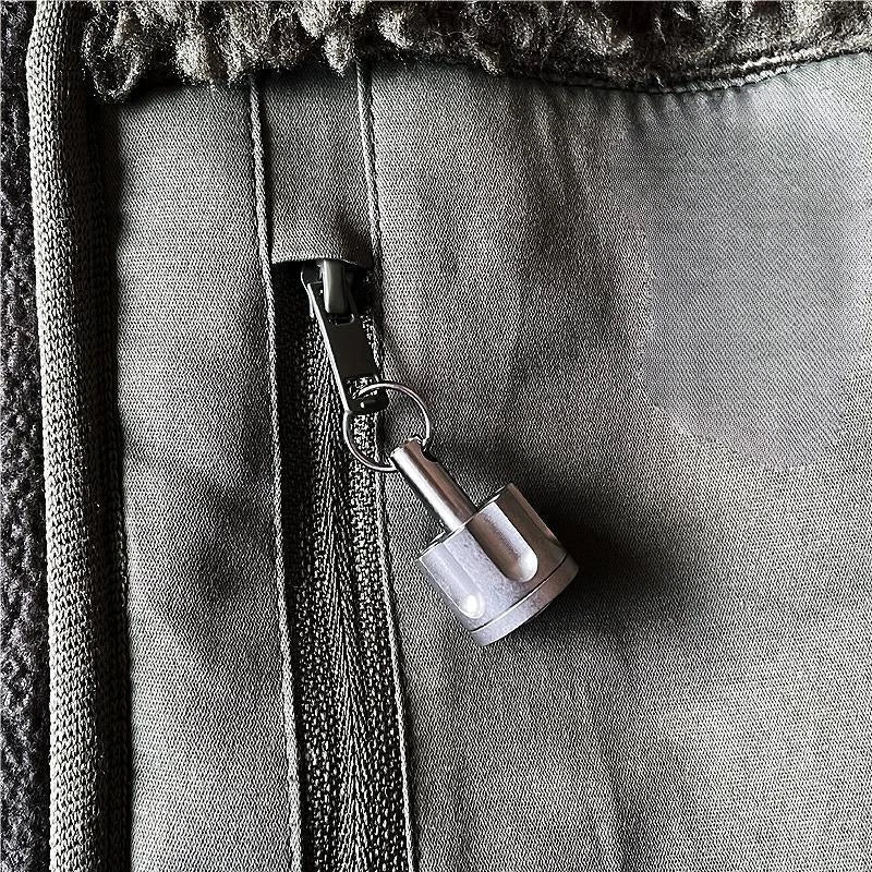 Titanium Revolver Magazine Shape Knife Lanyard Bead Paracord pendant Detachable 07FC0E-D4 - KOEEK