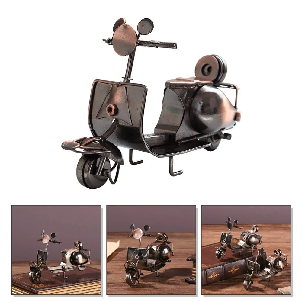Motorcycle Ornaments Miniature Figurine Office Decorative Model 07FC0E-D4 - KOEEK