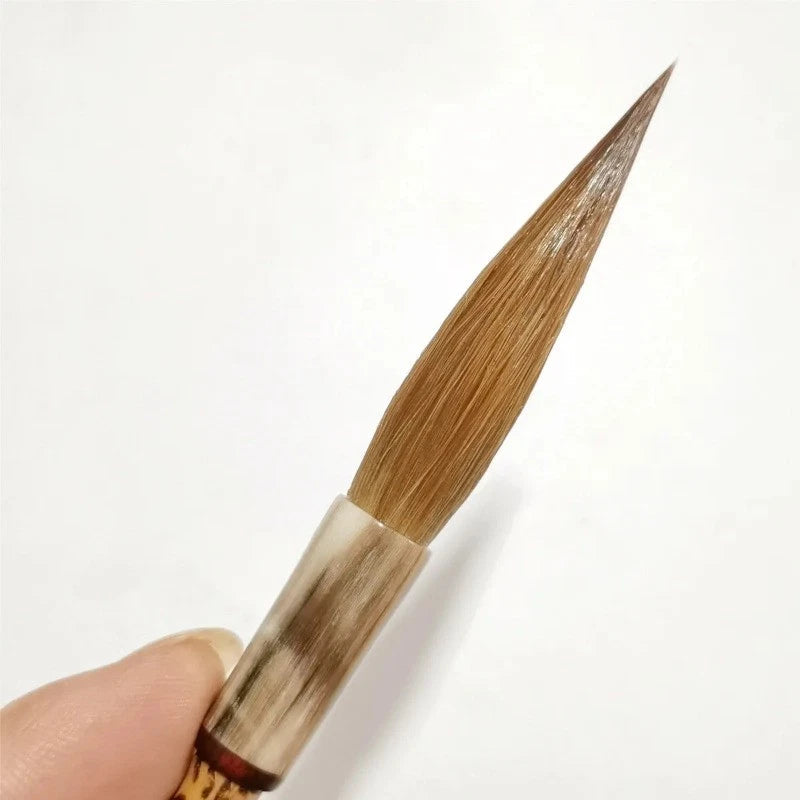 22cm Weasel Hair Handmade Professional Cursive Calligraphy Brush Drawing Pen 07FC0E-D4 - KOEEK