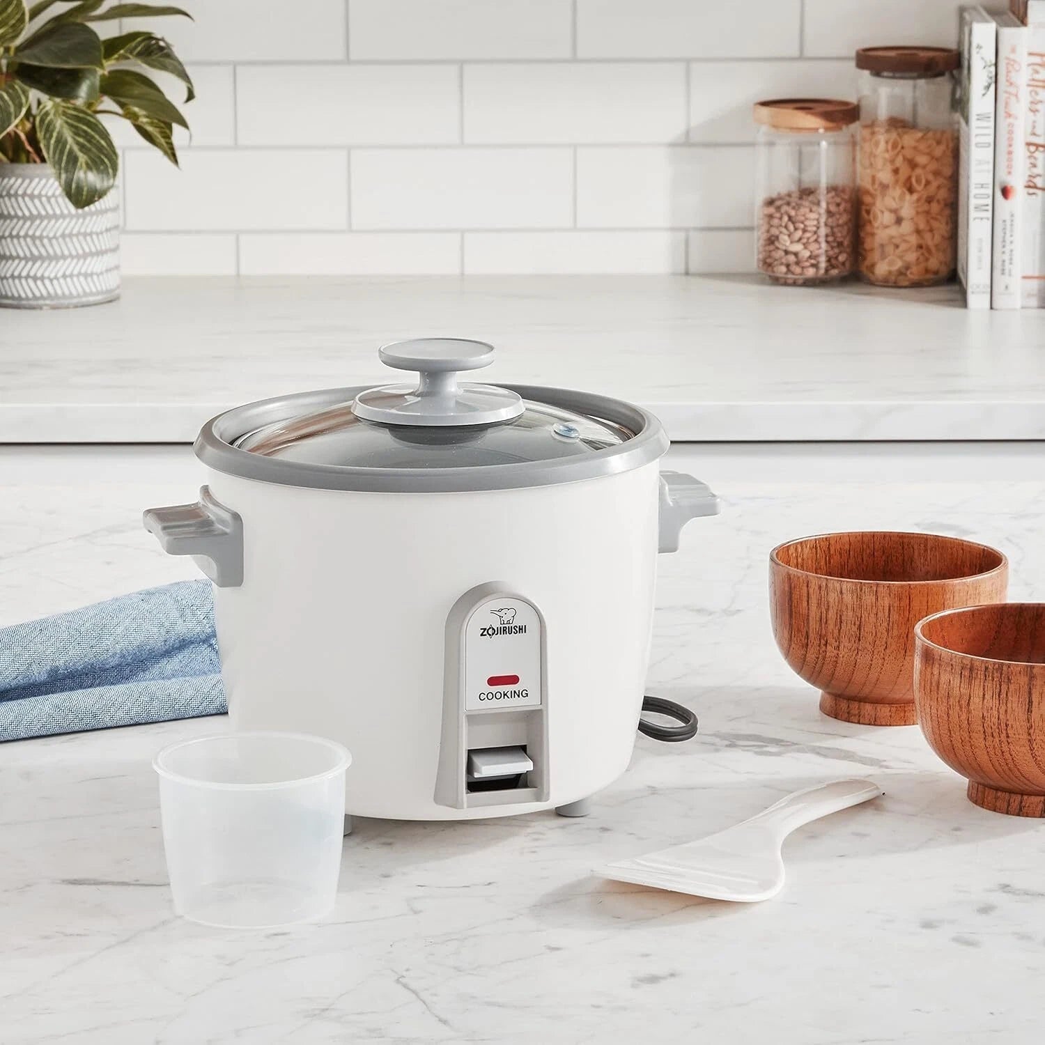 3 cup rice cooker/steamer (white) 07FC0E-D4 - KOEEK