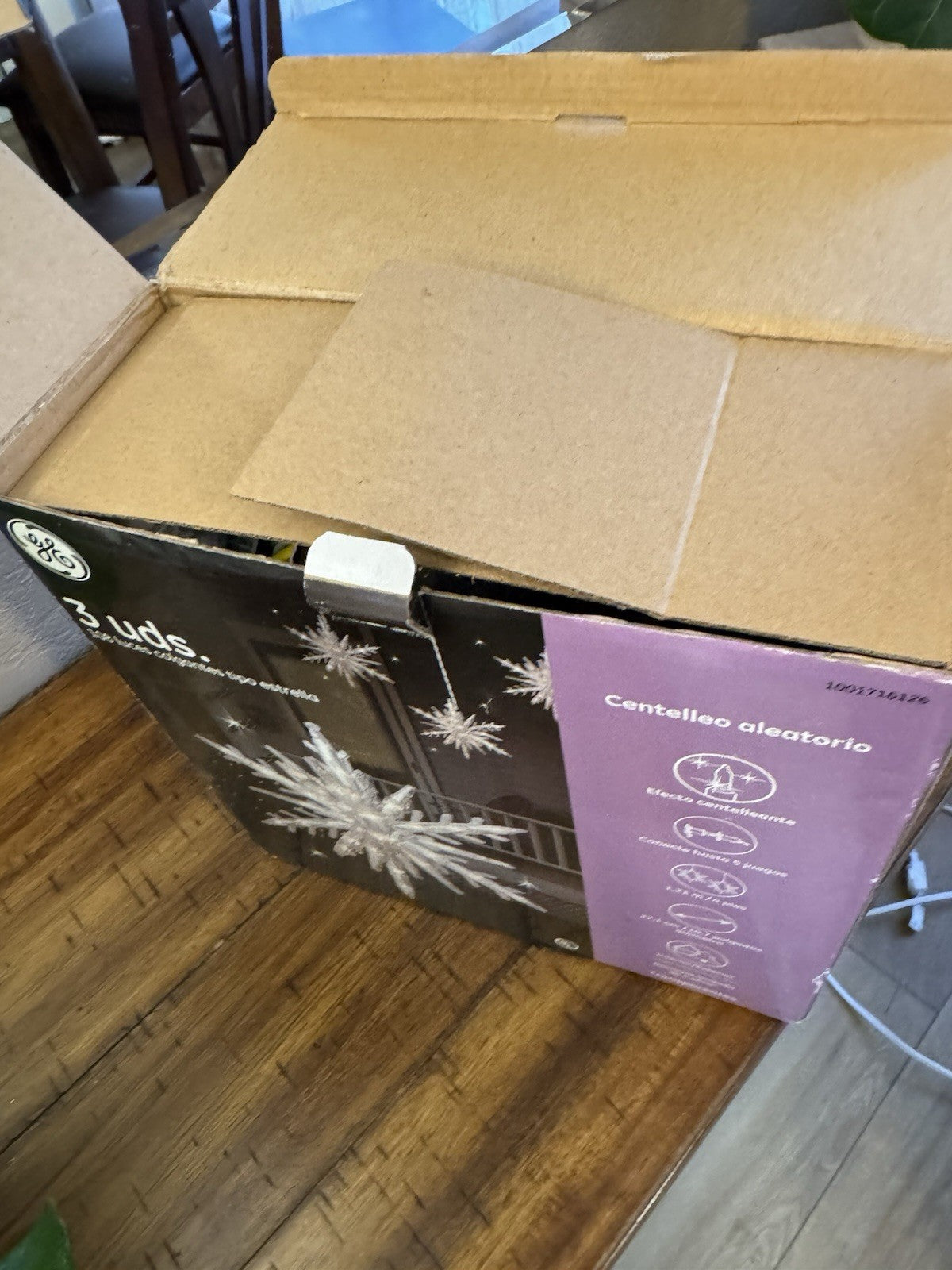 3 CT GE Christmas 3D Hanging Star 108  Light Decoration 14” Indoor Outdoor GE - KOEEK