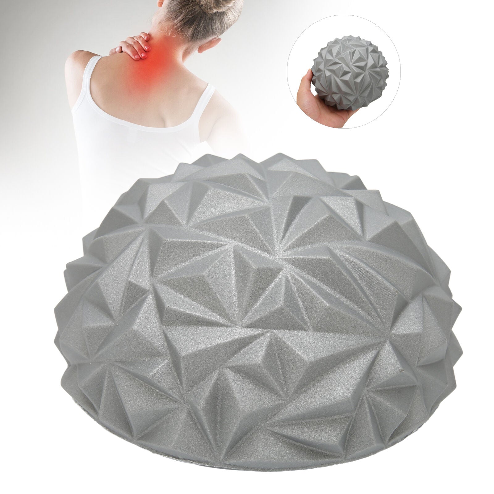 new Massage Ball Balance Plantar Fasciitis Relieve Sole Massager Deflate State HGF koeek - KOEEK