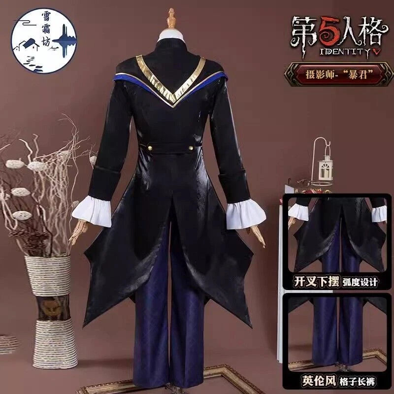 Identity V Joseph Desaulniers Photographer Cosplay Costume Set Unisex Halloween 07FC0E-D4 - KOEEK