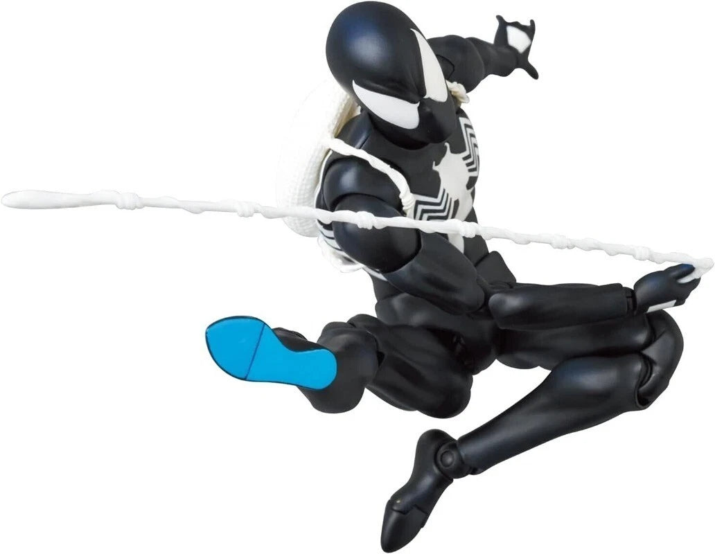 In Stock！ MAFEX No.147 Spider-Man Black Costume COMIC Ver. Action Figure CT Ver. 07FC0E-D4 - KOEEK