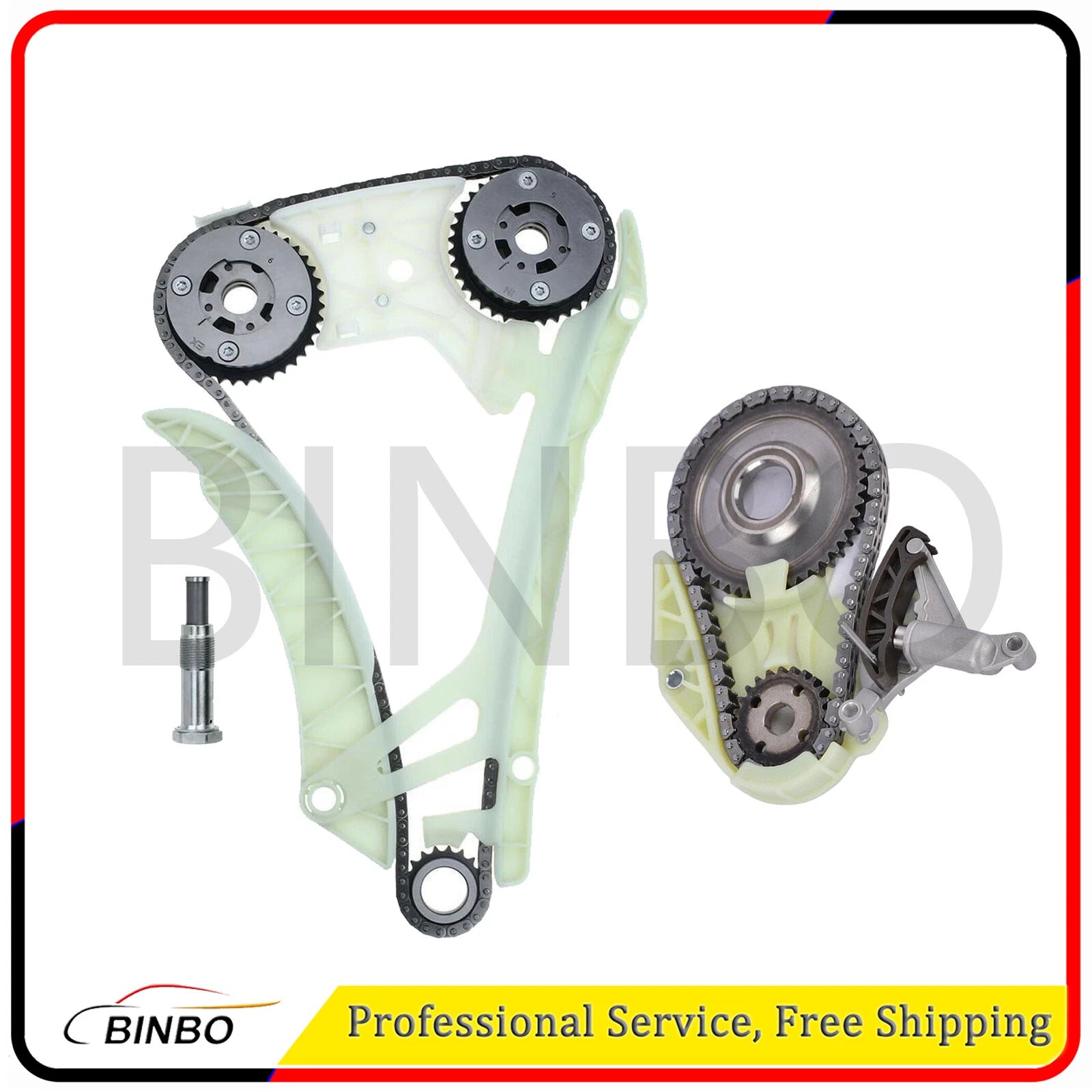 For BMW X3 X5 2.0 N26 N20 328i 428i 528i Timing Chain Oil Pump Kit Camshaft Gear 07FC0E-D4 - KOEEK