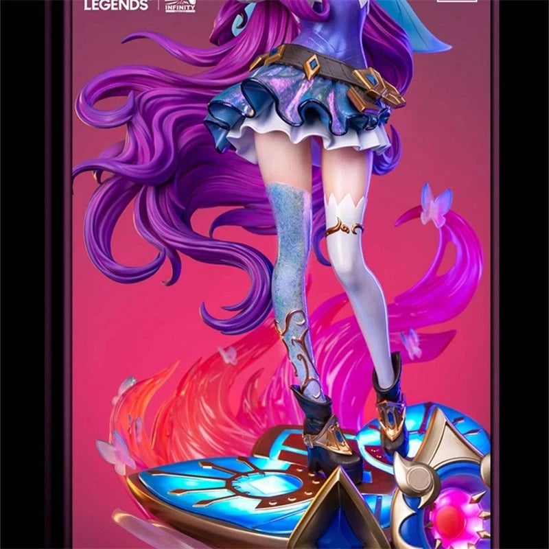 Official League of Legends Seraphine 1/4 LED Light GK Figure Resin Statue Model 07FC0E-D4 - KOEEK