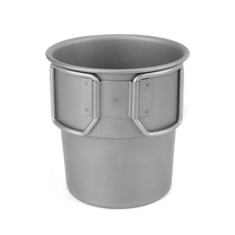 EDC Outdoor Camping Pure Titanium Coffee Water Cup Portable Folding Mug Cup EDC - KOEEK