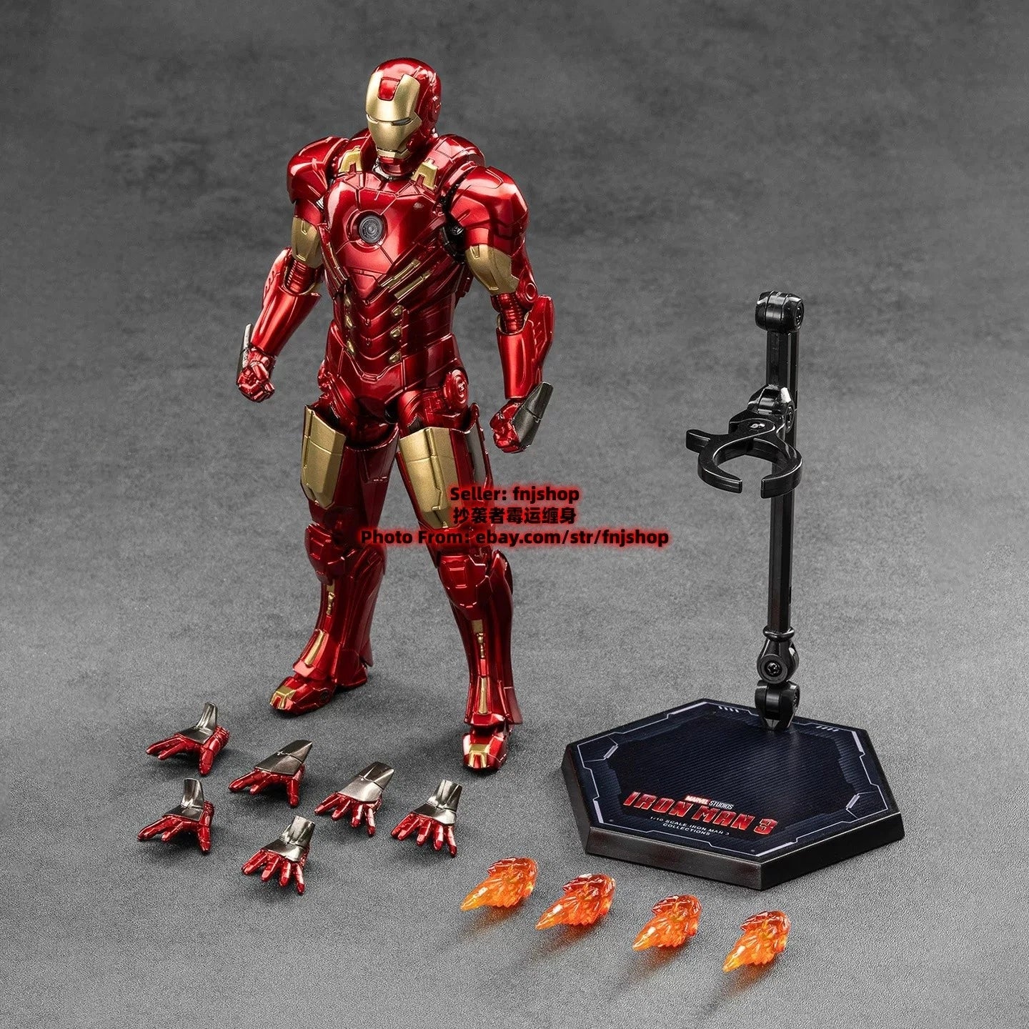 Hot- ZD TOYS Iron Man 3 Series MK8 Mark8 1/10 Action Figure Boxed IN STOCK ZD_TOYS - KOEEK