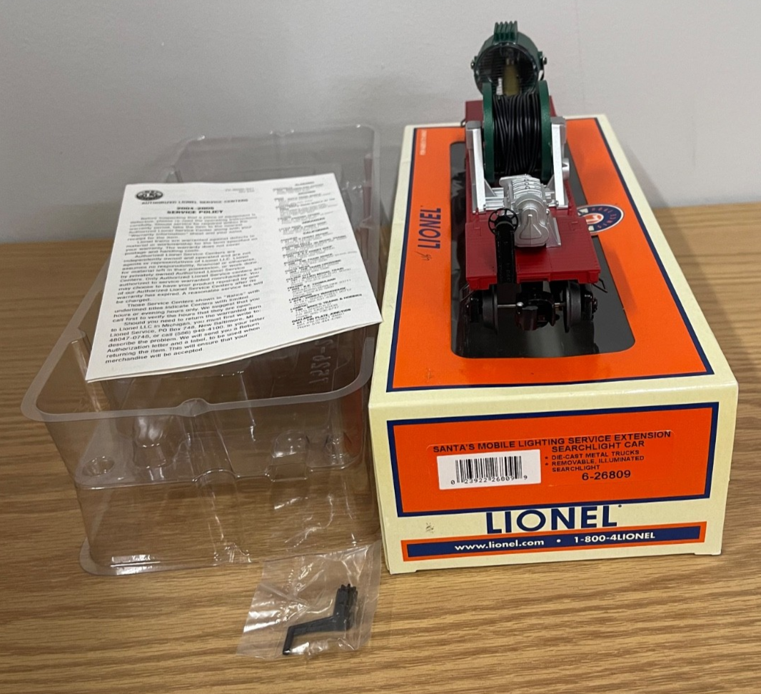 Lionel 6-26809 Christmas Santa's Mobile Lighting Searchlight Car Train O Gauge LIONEL - KOEEK