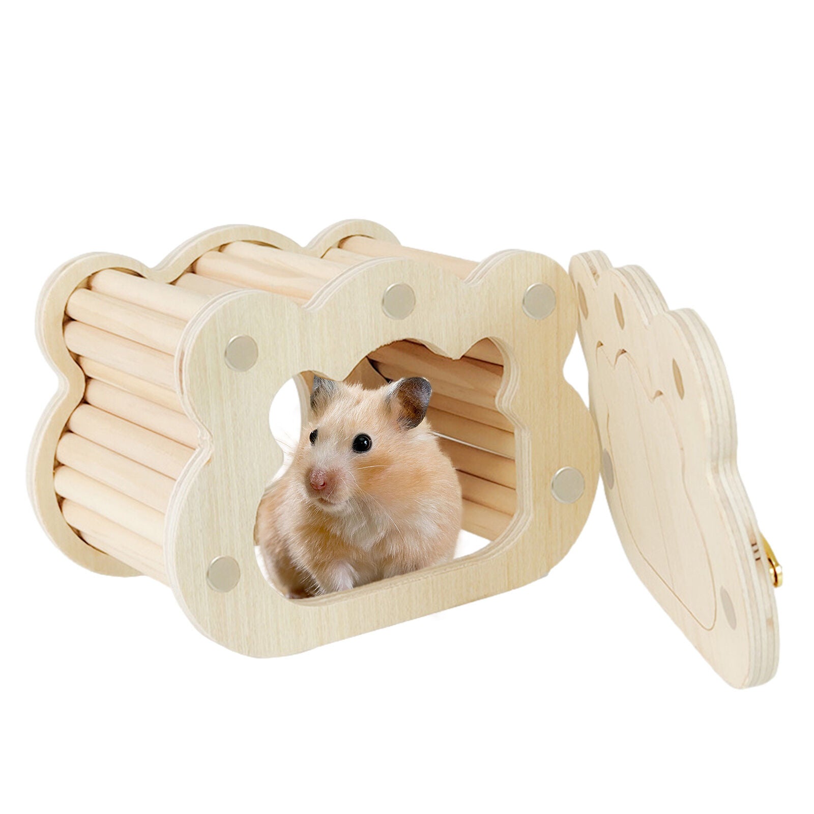 new Hamster Pet Products Small Animal House Hut Hideout Wooden Hamster Gerbil Mice koeek - KOEEK