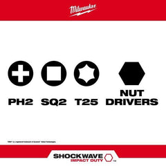 nyt Milwaukee Tool 48-32-4513 Shockwave Impact Duty Expand-sæt - 10 stk.