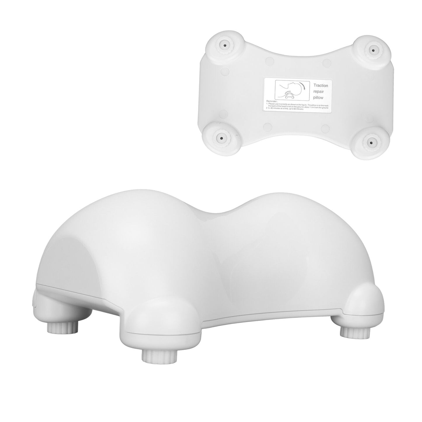 new Neck Stretcher Spine Massage Ergonomic Traction Neck Traction Device(White ) HGF koeek - KOEEK