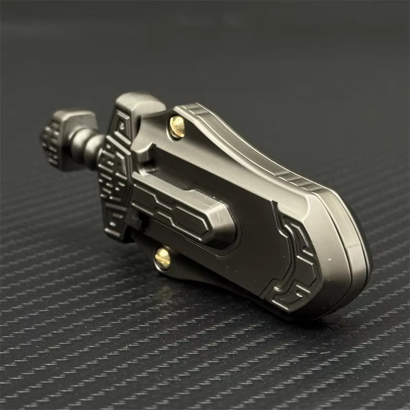 Exquisitely Carved Sword EDC Fidget Toy Fashion Stainless Steel Fidget Slider 07FC0E-D4 - KOEEK
