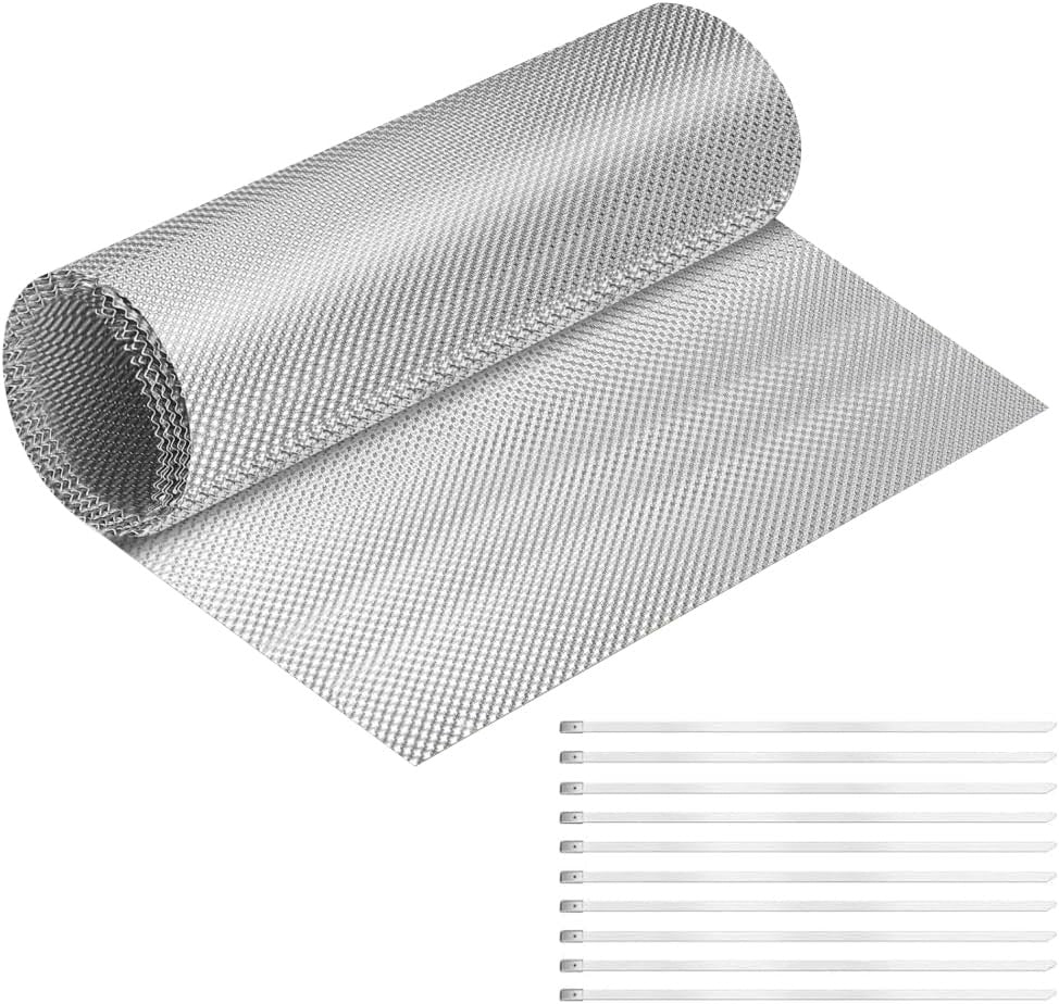 new Embossed Aluminum Heat Shield Automotive High Temp Thermal Barrier Exhaust... 07FC0E-D4 - KOEEK