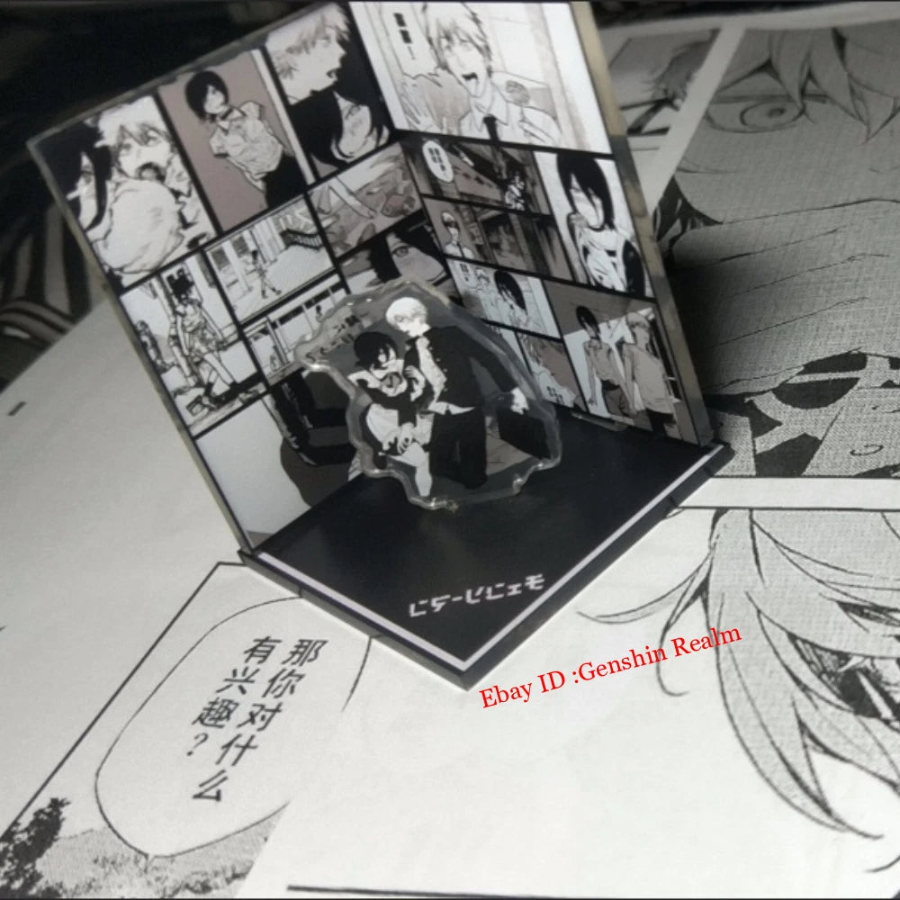 Anime Chainsaw Man Reze Acrylic Desktop Stand Collection Decor Gift 07FC0E-D4 - KOEEK