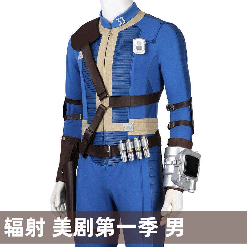 2024 Fallout Season1 Blue Cosplay Outfit Jumpsuit Uniform Costume Suit 5389 07FC0E-D4 - KOEEK