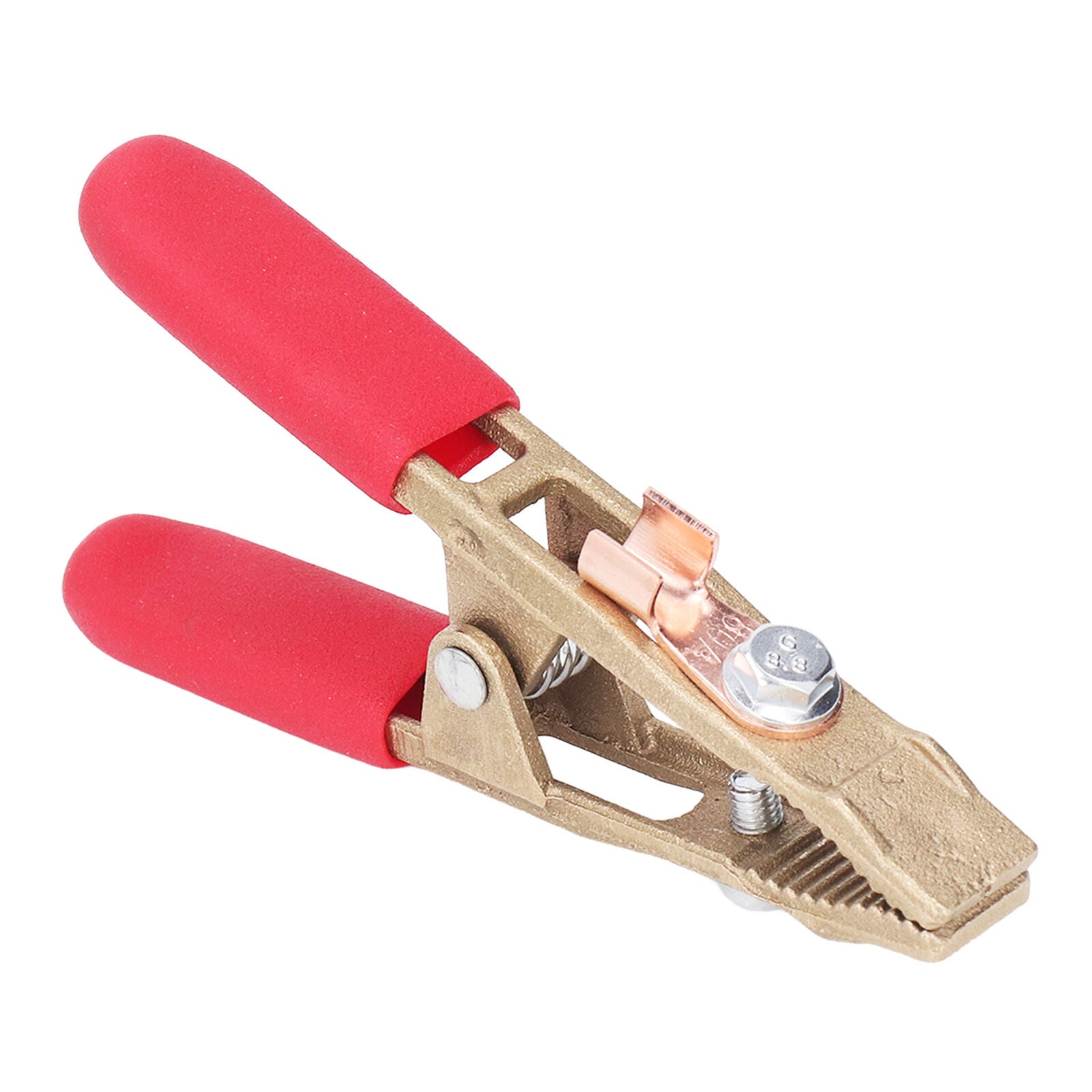 new A Shape Earth Wire Clamp Brass Grounding Clamp Argon Arc Welding Pliers 260A koeek - KOEEK