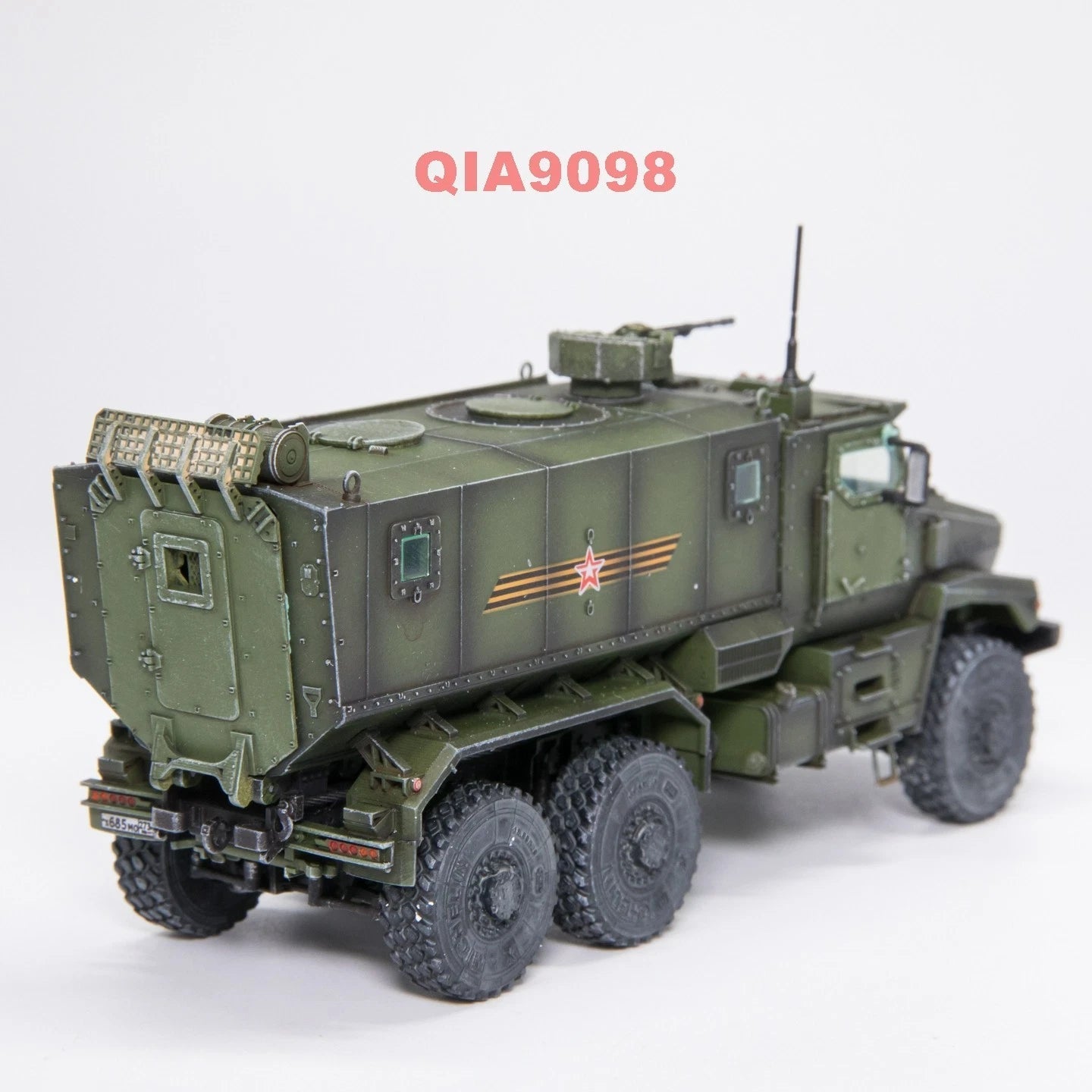 1:72 Russian Typhoon Wheeled Armored Vehicle Parade Signage Resin Model 07FC0E-D4 - KOEEK