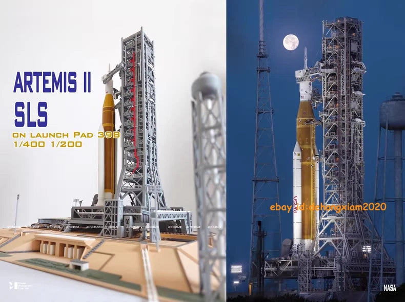 1/400 Artemis SLS Launch Scenario Cape Canaveral 39B 3D Printing A set Model 07FC0E-D4 - KOEEK