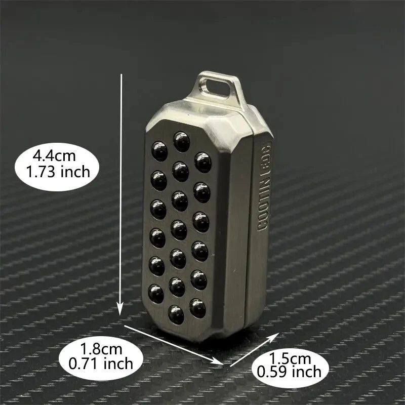 Bubble Push Fidget Slider EDC Stainless Steel Haptic Stress Relief Toys 07FC0E-D4 - KOEEK