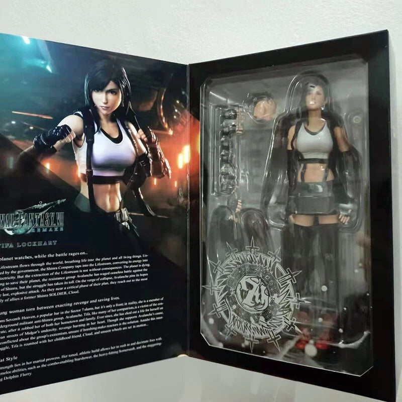 10" Play Arts Kai Tifa Lockhart Final Fantasy VII  Action Figure Collection 07FC0E-D4 - KOEEK