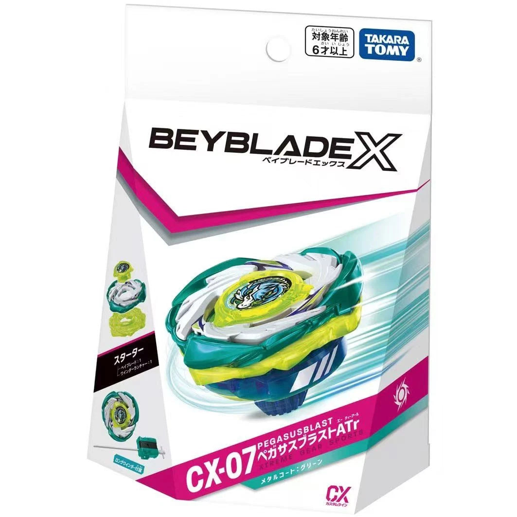 TAKARA TOMY Pegasus Blast ATr Burst Beyblade X Starter Launcher CX07 In Stock TAKARA - KOEEK