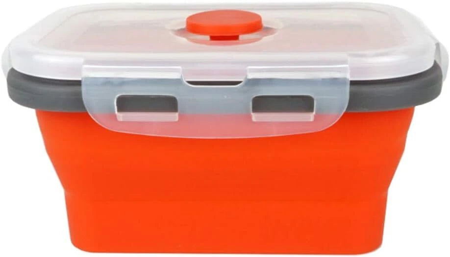 3 Piece Silicone Food Storage Containers Collapsible Silicone Bowl with  Lids 07FC0E-D4 - KOEEK