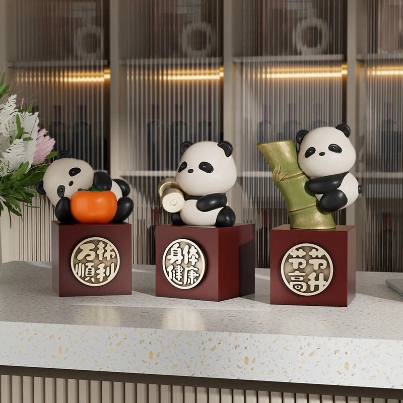 Chengdu Panda Souvenir Healing Department Small Ornament Office Station Desktop 07FC0E-D4 - KOEEK