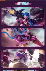 1/6 Official League of Legends Jinx Vi Scale Figure Statue Model Collectible Toy LEAGUE_OF_LEGENDS - KOEEK